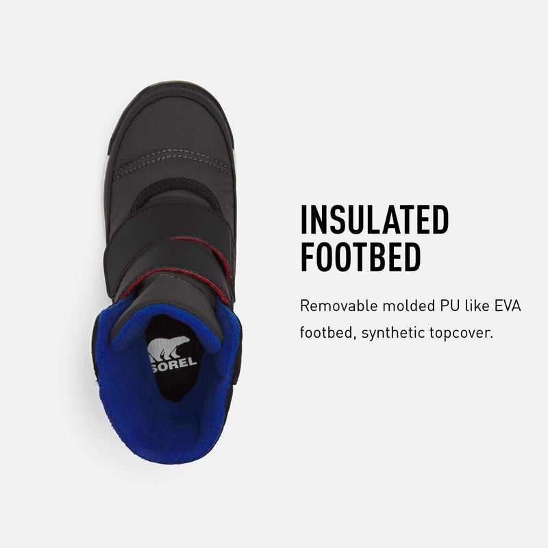 Sorel Toddler Whitney II Strap Boot â€” Coal â€” Waterproof Winter Boots â€” Size 4 - Image 5